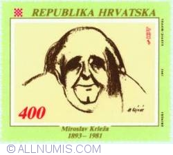 Image #1 of 400 Dinar The 100TH Anniversary of the birth of the Author Miroslav Krleza