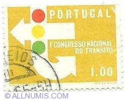 1 escudo 1965 - National congress of road circulation
