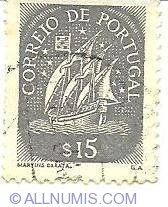 15 centavos Caravelle 1943