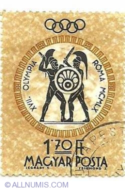 Image #1 of 1.70 Forint - XVII OLYMPIA ROMA MCMLX