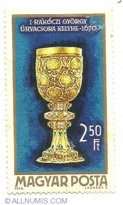 Image #1 of 2.50 Forint 1970 - I. Rakoczi Gyorgy Urvacsora Kelyhe 1670
