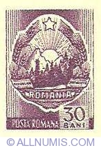 Image #1 of 30 Bani - Coat of arms of Romania