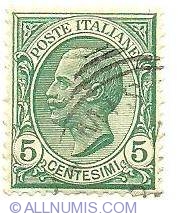 5 centesimi 1906 - Victor Emanuele III
