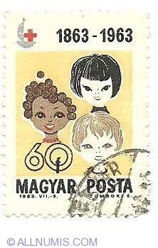 60 f 1963 - Magyar posta 1863 - 1963