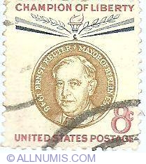 8¢ Ernst Reuter-Champion of Liberty 1959