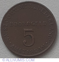 5 Boordgeld - Stoomvaart Shipping Line