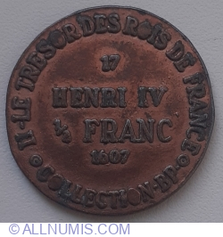 Collection BP - 1/2 Franc Henri IV 1607