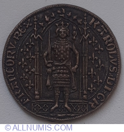 Collection BP - Franc a pied Charles V 1365