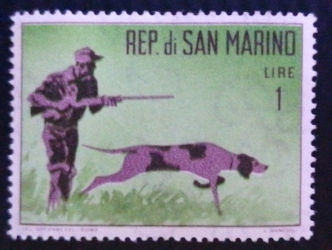 1 Lira - Hunter with dog