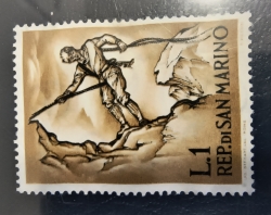 1 Lira 1962 - Alpinist