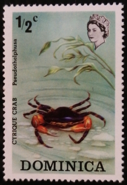 Image #1 of 1/2 Cent - Cyrique Crab (Pseudothelphusa sp.)