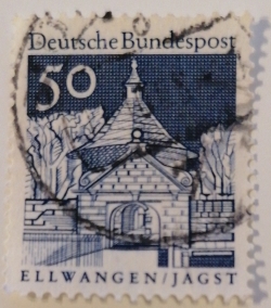 50 Pfennig - Poarta Castelului, Ellwangen/Jagst