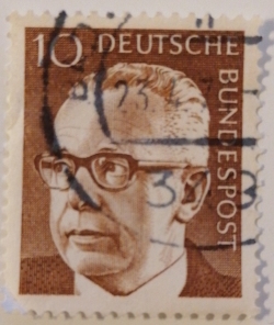 Image #1 of 10 Pfennig - Gustav Heinemann