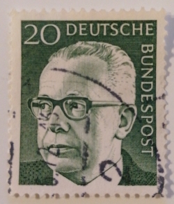 Image #1 of 20 Pfennig - Gustav Heinemann