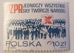 10 Zloty - Partidul Muncitoresc Unit Polonez, al 10-lea Congres