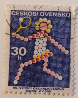 Image #1 of 30 Haler 1973 - 80th anniversary of the tennis organization in Czechoslovakia