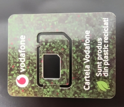 Vodafone SIM - They are a recycled plastic product!