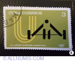Image #1 of 3 Centavos 1972 - "U" and weightlifting