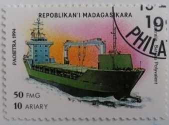 Image #1 of 50 Francs 1994 - Cargo ship
