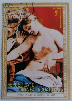 Image #1 of 2 Pesetas - G. Cagnacci : The Death of Cleopatra