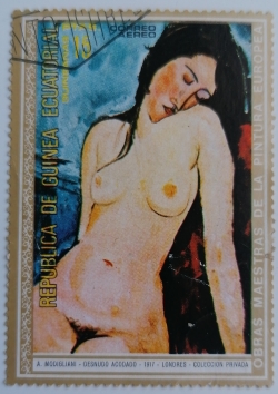 15 Pesetas - A. Modigliani: Nud feminin
