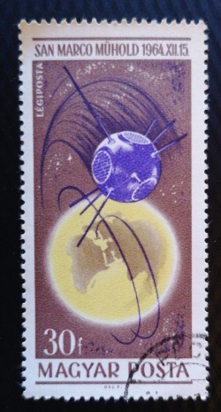 30 Filler 1965 -  Space Research (1965) - San Marco satellite, Italy