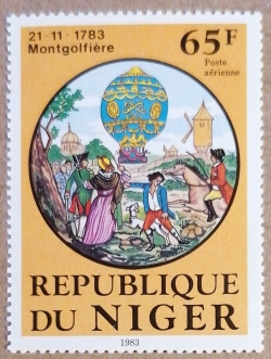 Image #1 of 65 Francs 1983 - Montgolfiere