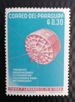 Image #1 of 0.30 Guarani 1964 -  Space - Weather Satellite
