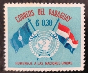 0.30 Guaranies 1960 - Tribute to the United Nations