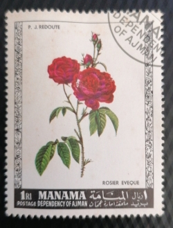 Image #1 of 1 Riyal 1969  - Roses  - Eveque