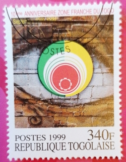 Image #1 of 340 Francs 1999 - The 10th Anniversary of Free Trade Zone