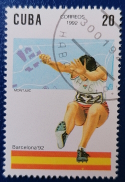 Image #1 of 20 Centavos 1992 - Săritură în lungime