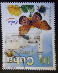 10 Centavos 1999 - Fluturele Rege patat, Castelul Morro