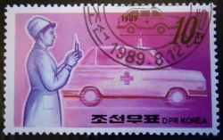 Image #1 of 10 Chon 1989 - Nurse and ambulance
