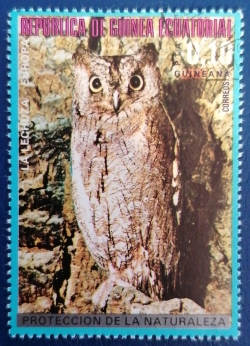 0.1 Peseta - Common Scops Owl (Otus scops) La lechuza europa
