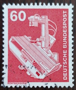 60 Pfennig -  X-ray Apparatus (Rontgengerat)