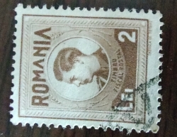 2 Lei 1943 - Fiscal Stamp