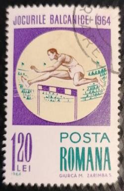 Image #1 of 1.2 Lei - Athletics -  Balkan Games 1964