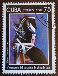Image #1 of 75 Centavos 2002 - Wilfredo Lam
