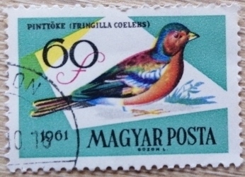 60 Forints 1961 - Fringilla coelebs