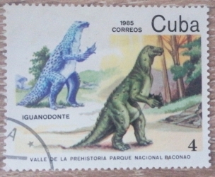 Image #1 of 4 Centavos 1985 - Iguanodonte