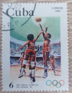 6 Centavos 1983 - Basketball( Los Angeles 84)