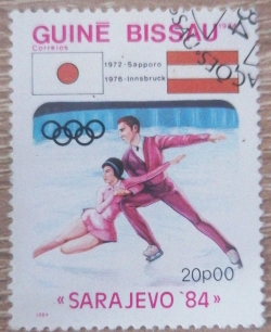 Image #1 of 20 Pesos 1984 - Winter Olympic Games - Sarajevo 84