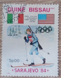Image #1 of 5 Pesos 1984 - Winter Olympic Games - Sarajevo 84