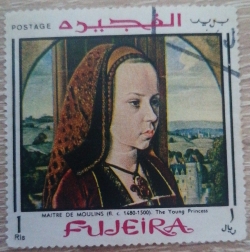 Image #1 of 1 Riyal - "Young princess" by Maitre de Moulins