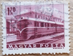 Image #1 of 1.7 Forint - Locomotivă diesel în gara Keszthely