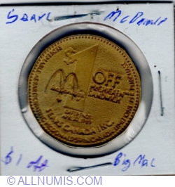 Image #1 of 1 dollar off McChicken or Big Mac at Sears Canada