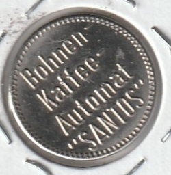 Coffee machine token E Weber & Cie