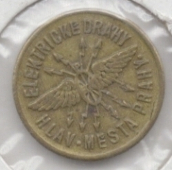 20 haleru 1918-38 - Elektricke Drahy