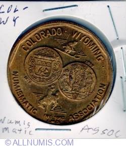 Colorado Wyoming Numismatic Association 25th anniversary medal